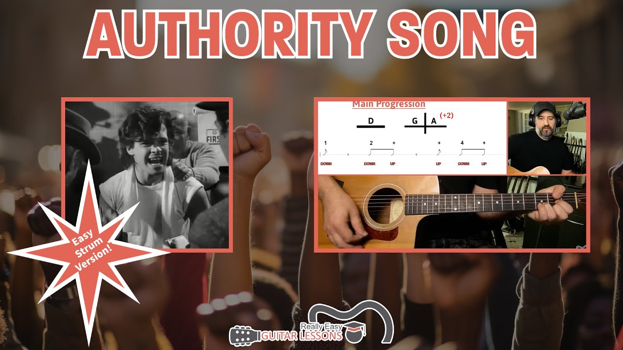 Authority Song Guitar Lesson | EASY Strum Version