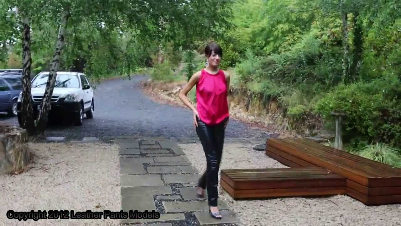 Leather Pants Models Sample - Renee #3
