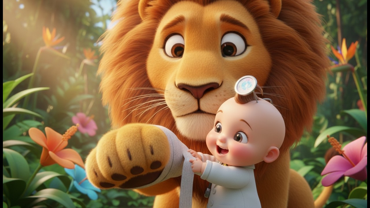 🎵 Baby Doctor Saves Sick Jungle Animals 🩺🦁 | Jungle Animal Doctor Song | Preschool Nursery Rhymes