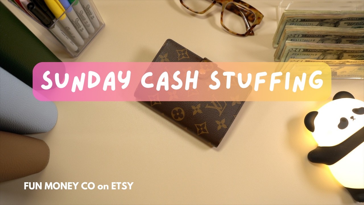 Sunday Cash Stuffing | Resetting My Wallet, Sinking Funds & New Upload Schedule