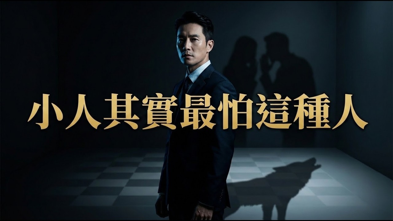 如何對付小人？兩句話建立威懾力與底線思維，破解職場算計與人際關係心理博弈