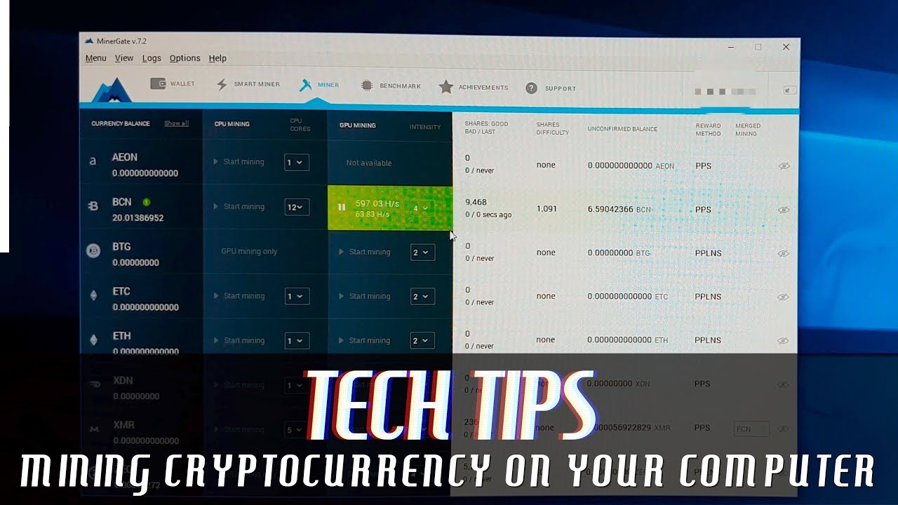 How to Mine Cryptocurrency and Bitcoin on Mac/Windows, using CPU or GPU with MinerGate and NiceHash