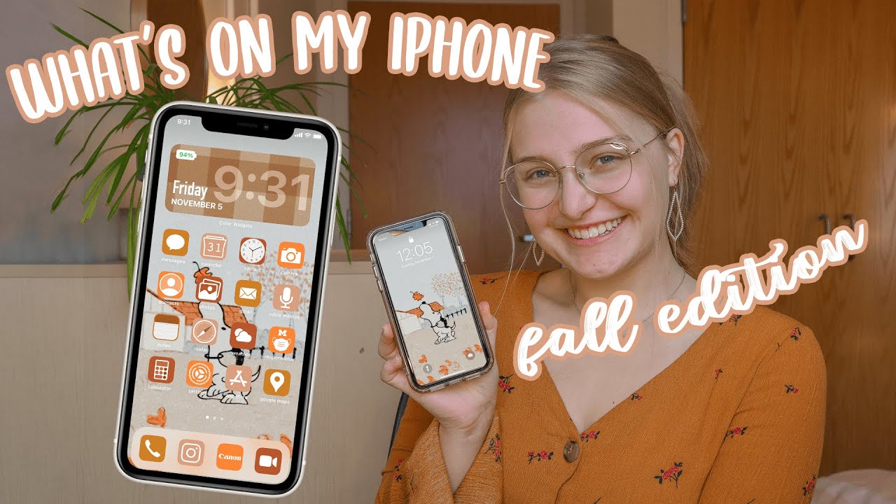 ЧТО НА МОЁМ IPHONE ОСЕНЬ 2021 | Милая и эстетичная настройка iOS