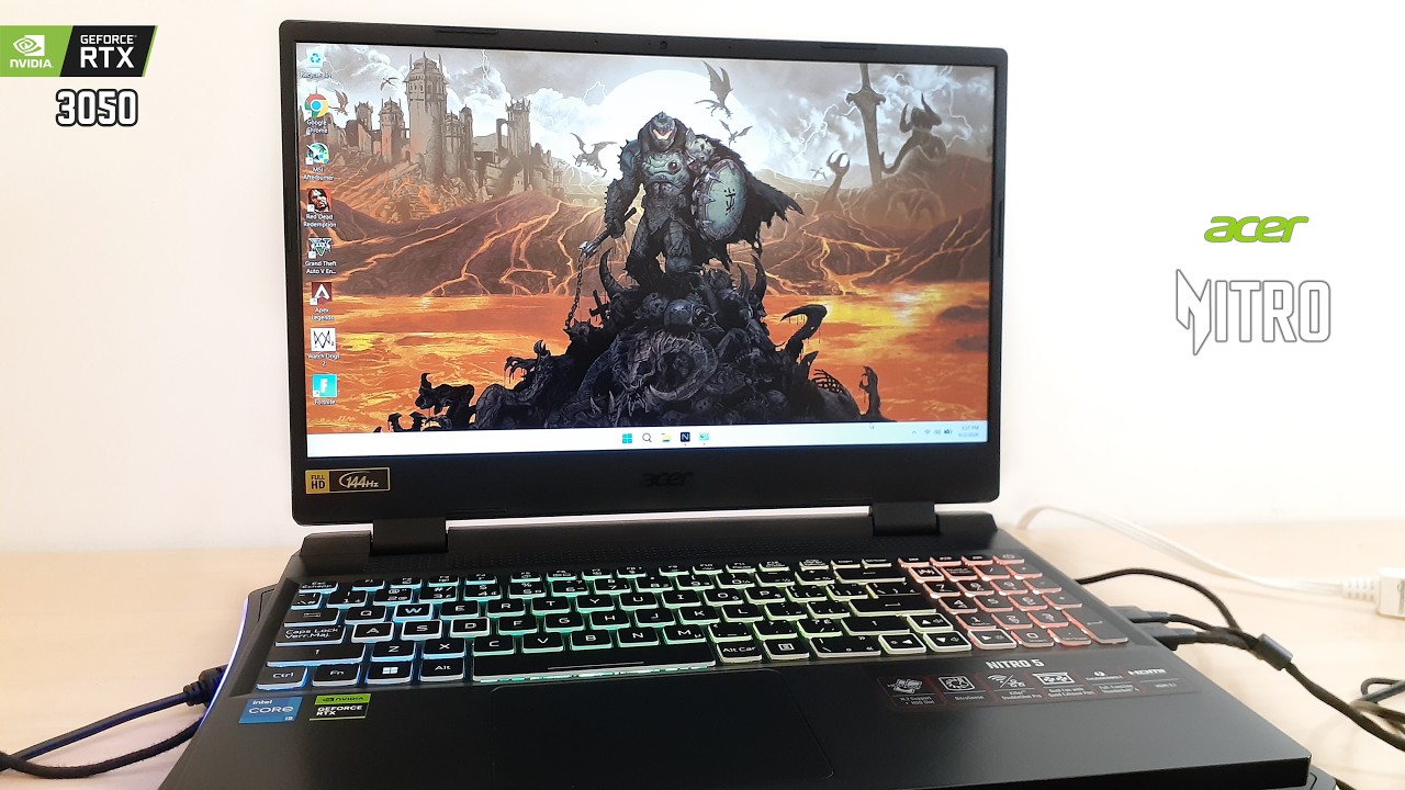 Najlepsze ustawienia dla wydajności w grach - Acer Nitro 5 - RTX 3050 - Laptop (Pełny poradnik)
