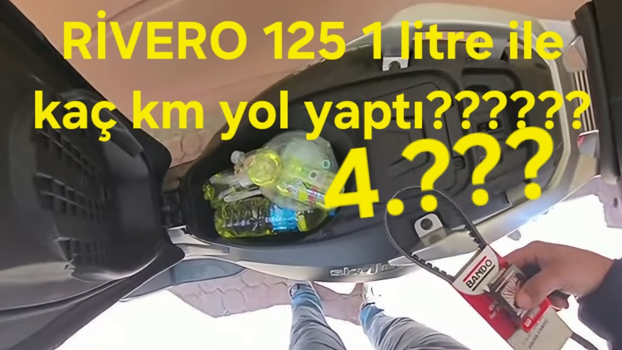 SKYJET RİVERO 125 1LT BENZİN TESTİ ŞAŞIRACAKSINIZ!!!