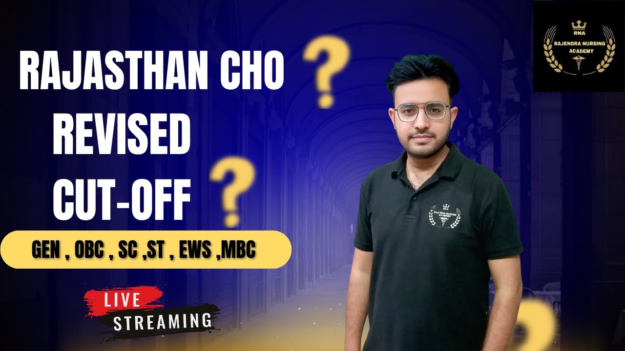 RAJ CHO REVISED CUT OFF -2025 || #aiims #norcetmcq #kgmu #sgpgims