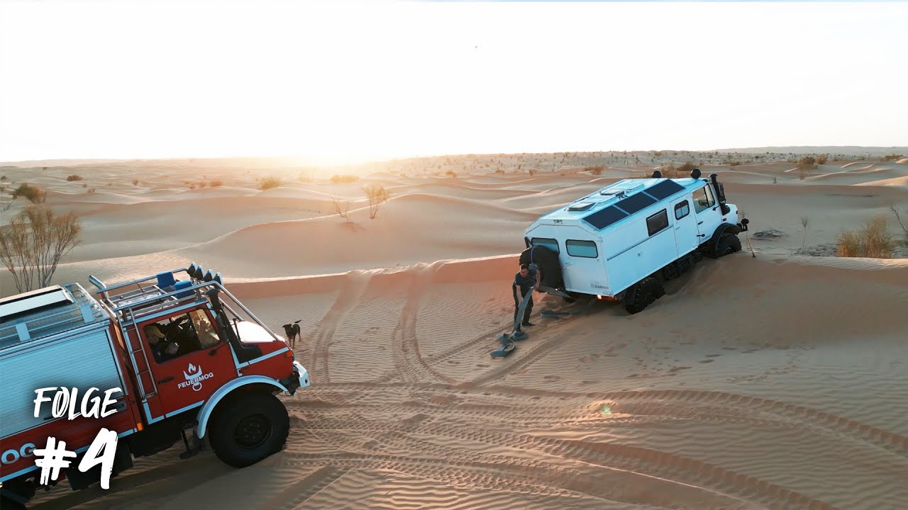 Festgefahren + Panne! - Unimog Expedition Sahara | FEUERMOG Behind The Scenes #4