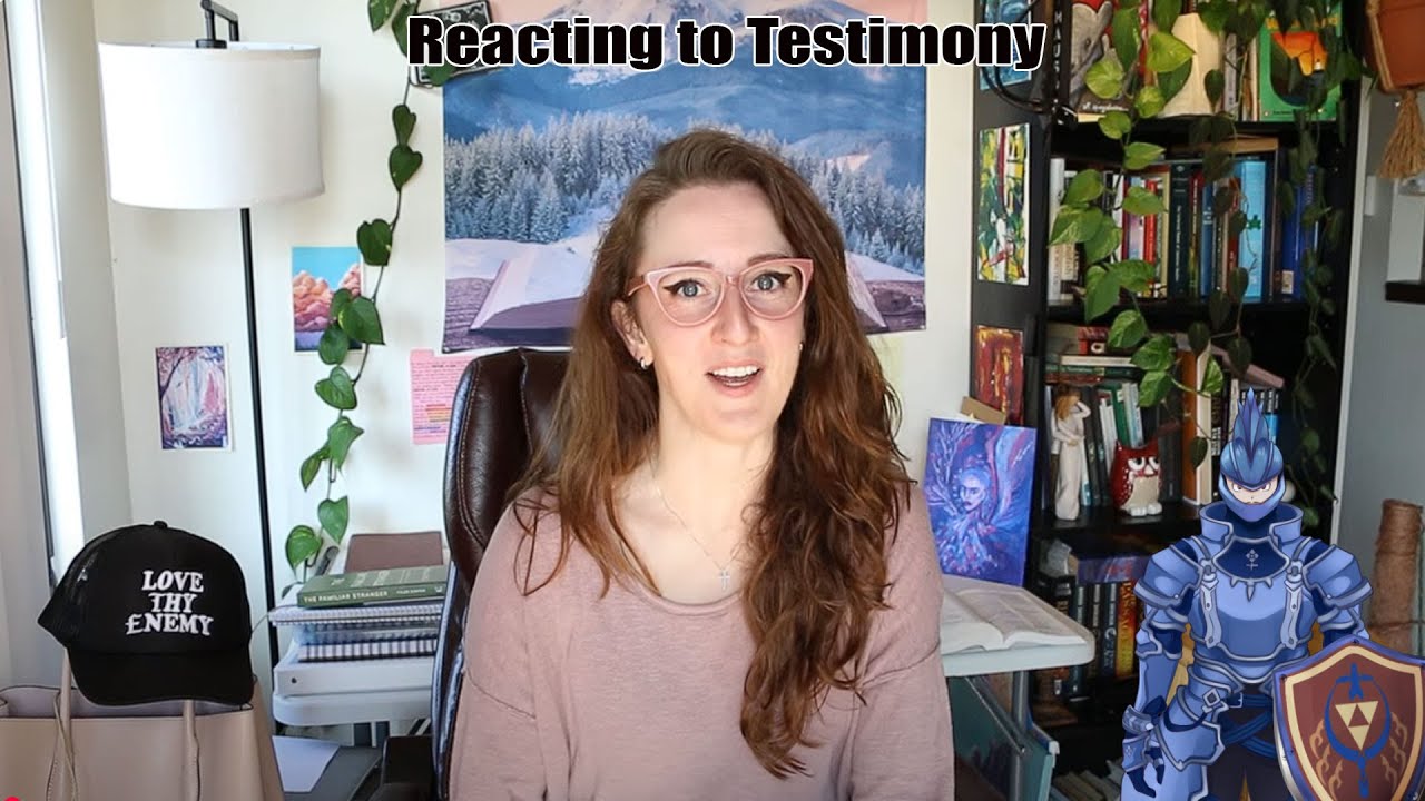 Reacting to Testimony of Eryn Bought a book