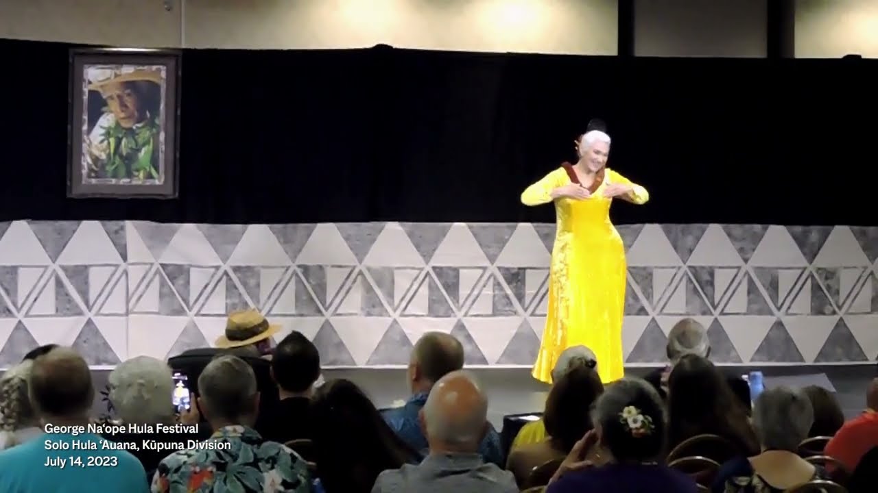 2023 Hula George Na'ope SOLO KŪPUNA ‘AUANA