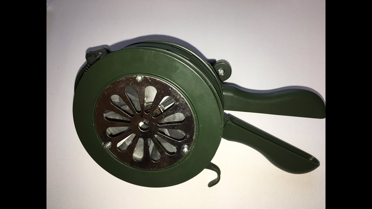 YaeTek Hand Crank Really Loud 115dB Manual Operated Portable Metal Alarm Siren Horn Air RAID Bell