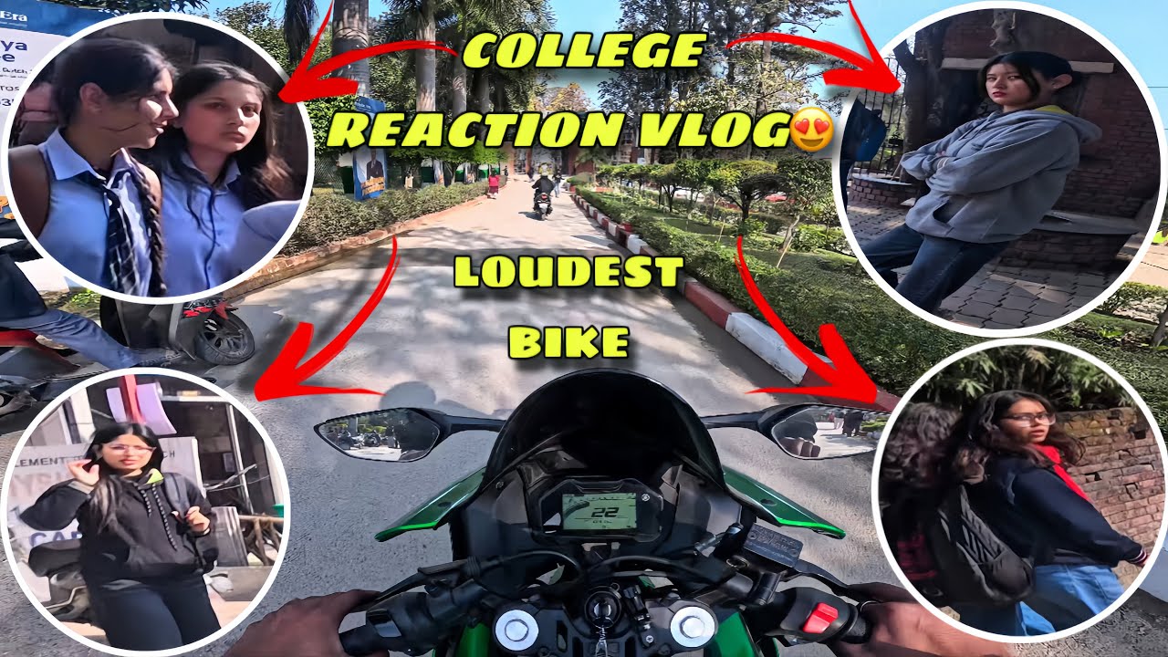 First Day In College 😍❤️ | Cute Girl Reaction 🥰 | Shocking Reaction In College 😱😍 | Rx Rohit🔥