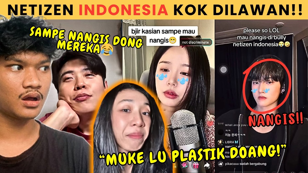 SAMPE NANGIS 😂 NETIZEN KOREA KENA MENTAL LAWAN NETIZEN INDO!!