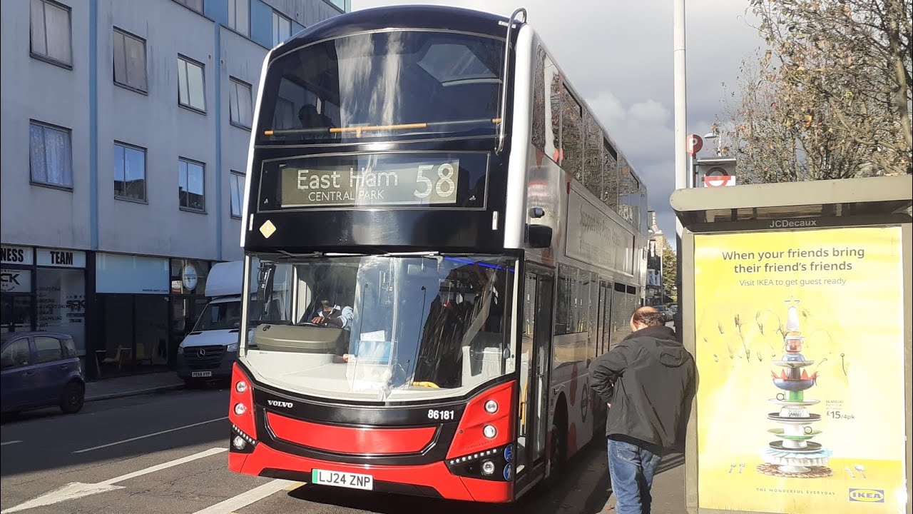 (Poppy Appeal Wrapping) - Journey on - 86181e - LJ24ZNP - on Route 58 - 29/10/2024