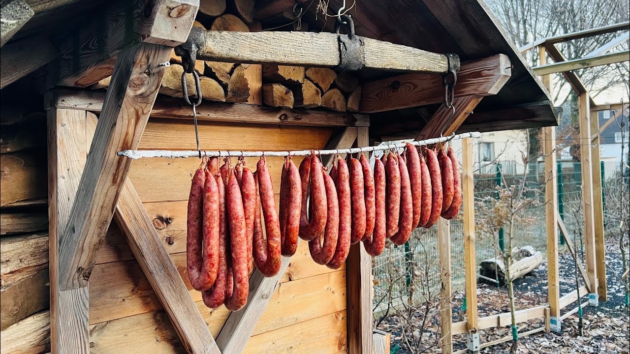 Wurst selber machen!! Wurst Räuchern. Krakauer machen