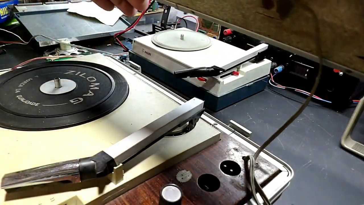 Restauração de toca discos Philips de 1969 06GF101! PARTE 3