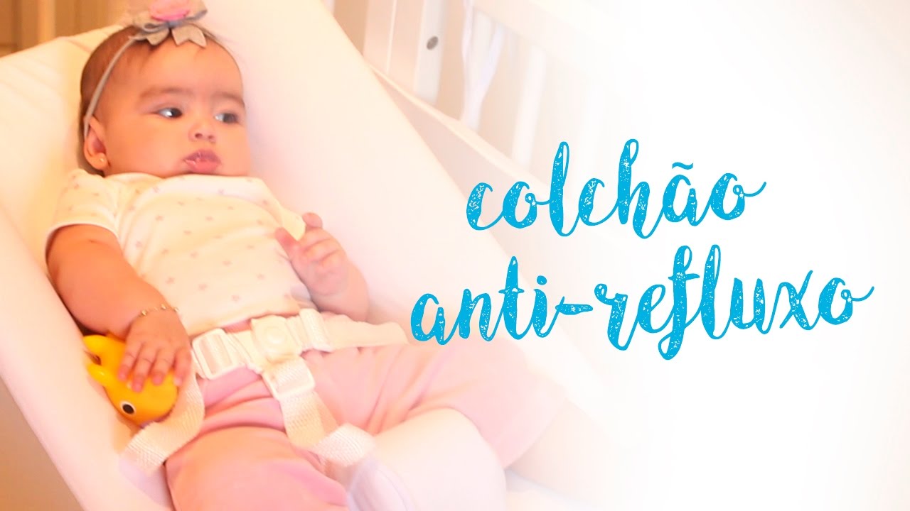 Colchão anti-refluxo para bebês