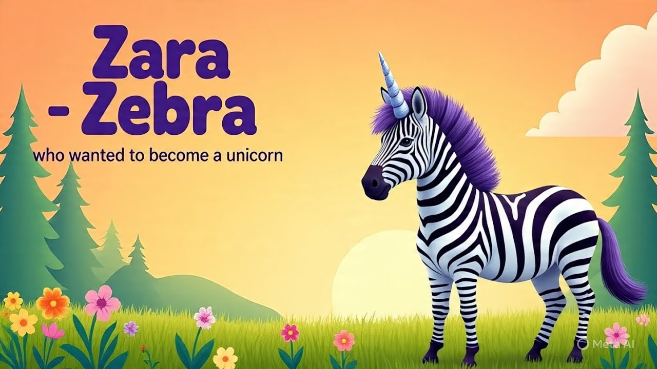 Zara &ndash; The Zebra Who Wanted to Be a Unicorn 🦓✨ | Moral Story | Learnity Animated Short