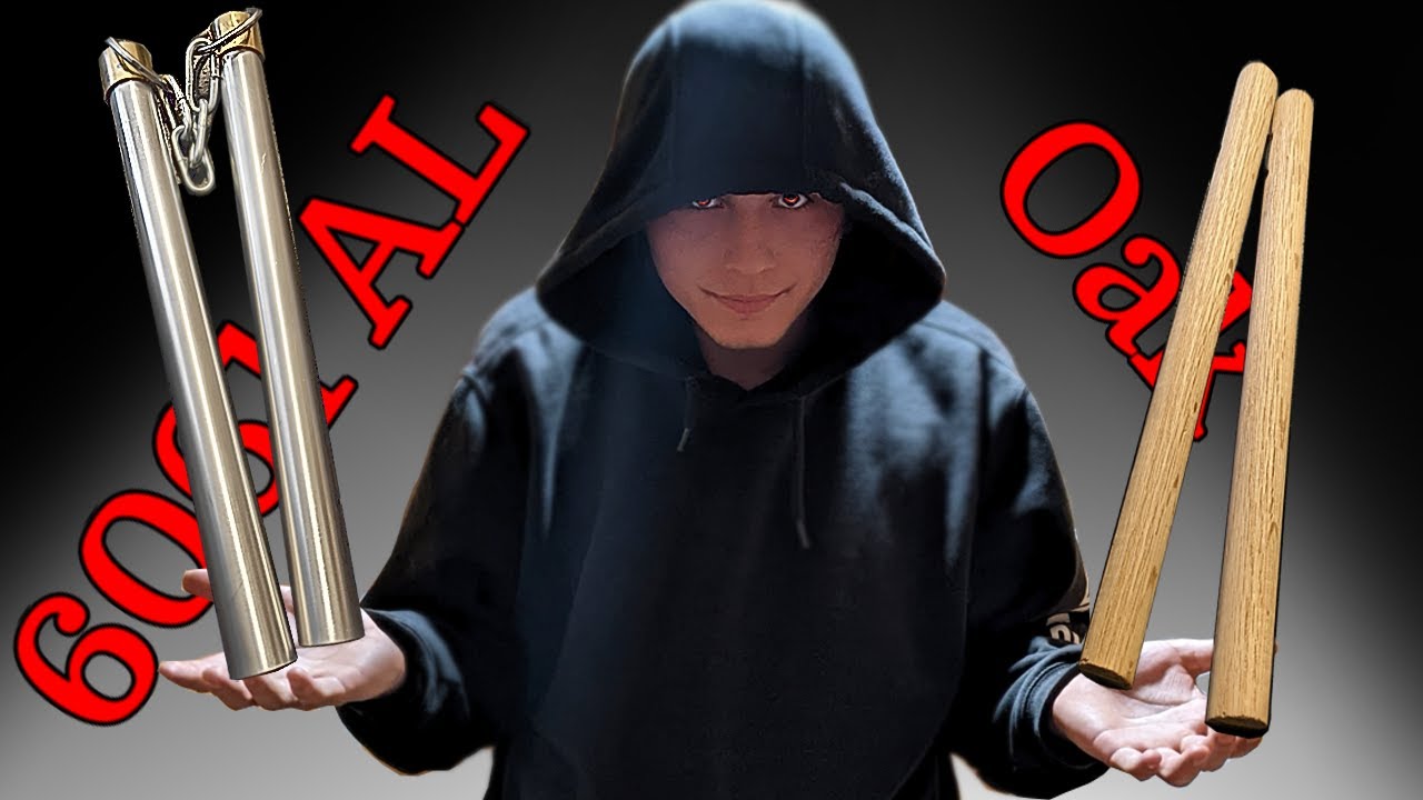 I made metal and wood Nunchucks/nunchaku | Hardware Store Challenge Series Ep. 3