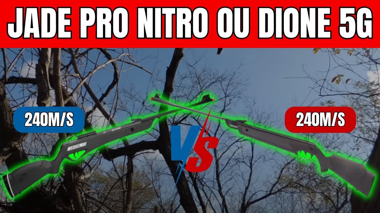2 CARABINAS BOAS E BARATAS QUAL ESCOLHER JADE PRO NITRO OU ROSSI DIONE 5G