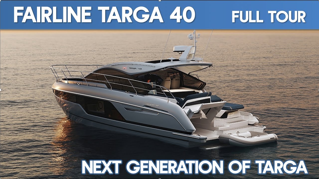 Мировая премьера нового Fairline Targa 40 | Полное прохождение | The Marine Channel