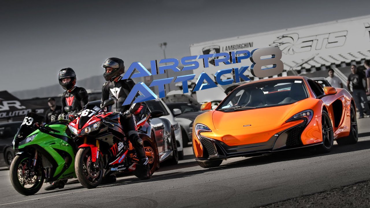 Airstrip Attack 8 Official Video - 1/2 Mile Roll Race and Trap Speed Competition - Shift-S3ctor