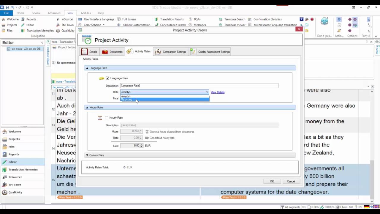 Qualitivity for post edit analysis