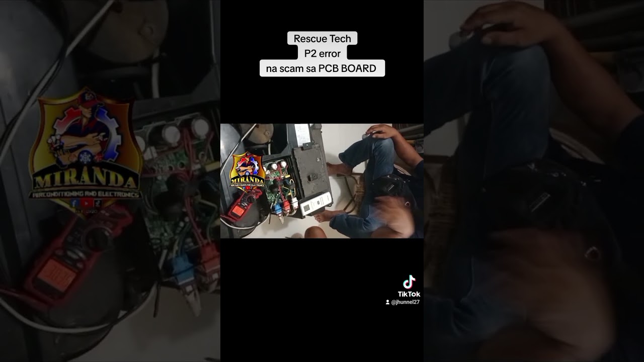 Rescue sa Tropa natin technician din P2 error CARRIER CONDURA window type