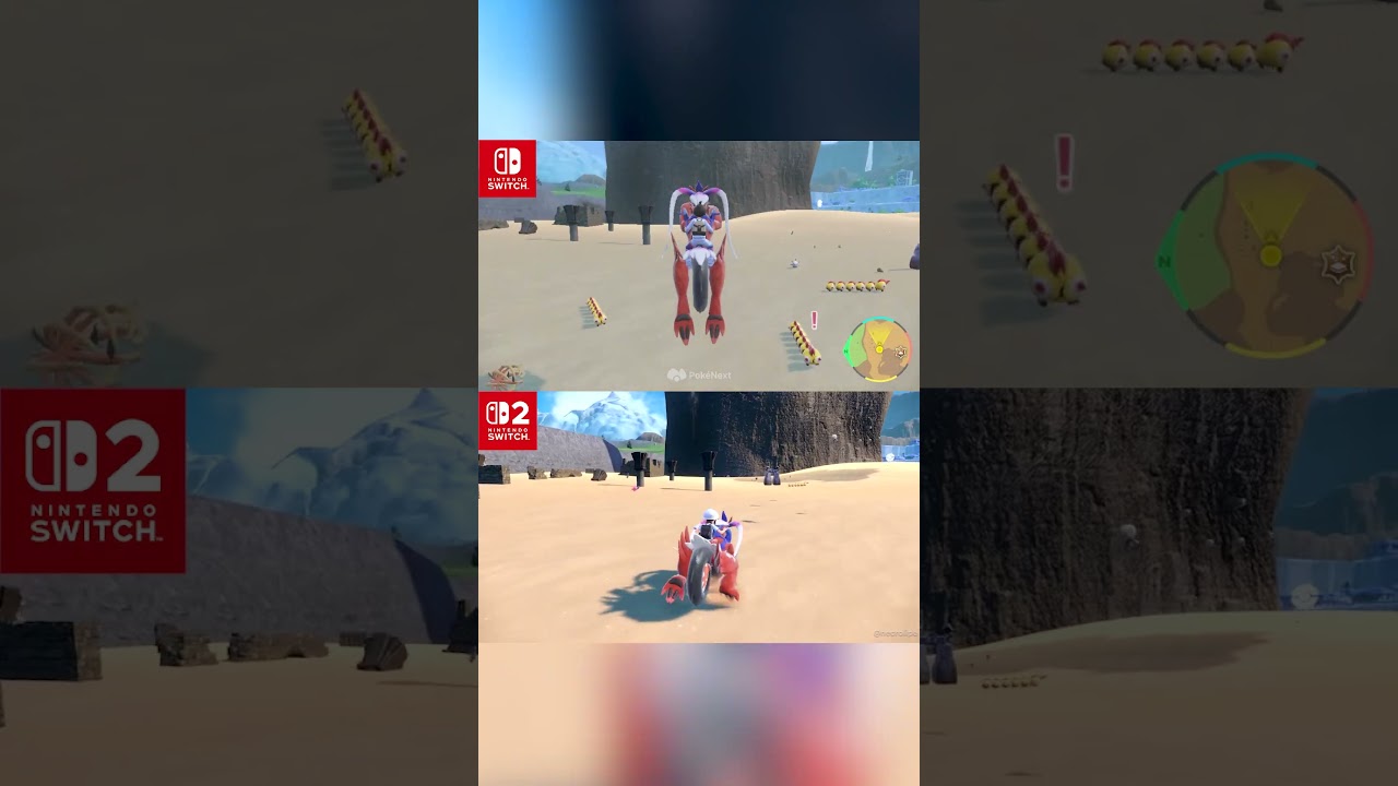CONFRONTO Pok&eacute;mon Scarlatto e Violetto SWITCH 2 vs SWITCH 1 🤯