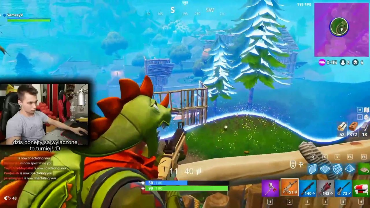 Friz wygrywa mecz w turnieju dla streamer&oacute;w w Fortnite!