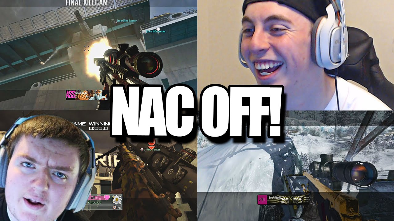 HITTING NAC TRICKSHOTS ON EVERY COD! (BO2, BO1 & MW2 Nac Off ft. Nudah, Crude)