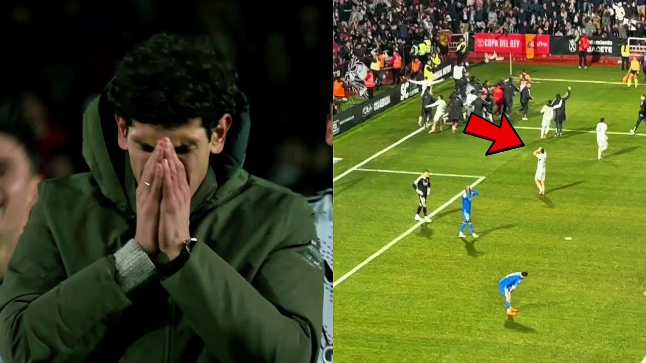 Former Real Madrid Player Jes&uacute;s Vallejo in Tears as Madrid Are Knocked Out | Real Madrid Vs Albacete