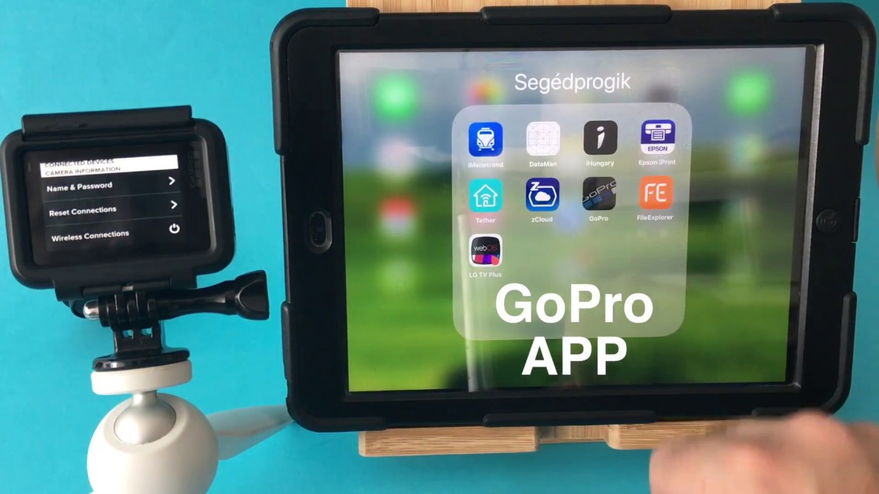📸 👉 GoPro Hero 5 Black Edition  wireless connection with iPad or iPhone