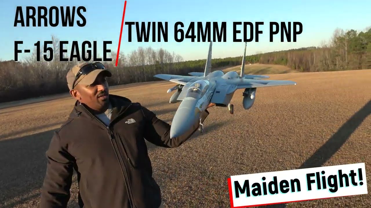 😵Посмотрите это, прежде чем купить Arrows F-15Twin 64-мм EDF Jet! 