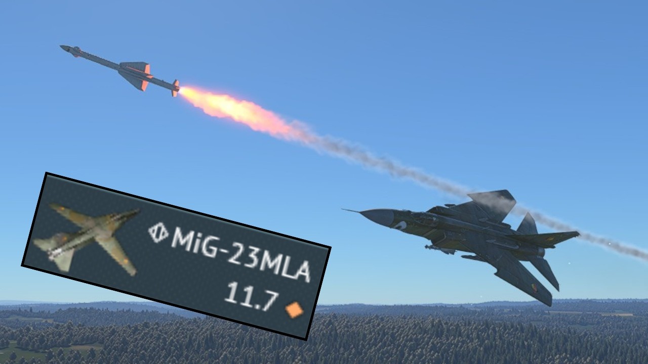 The Soviet Swing Wing Fighter The MiG-23 - War Thunder MiG-23MLA