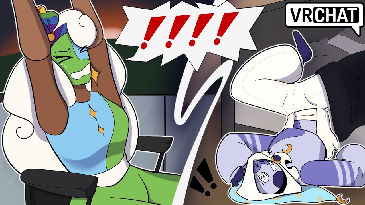 Lunar and Earth AS ROOMMATES in VRChat