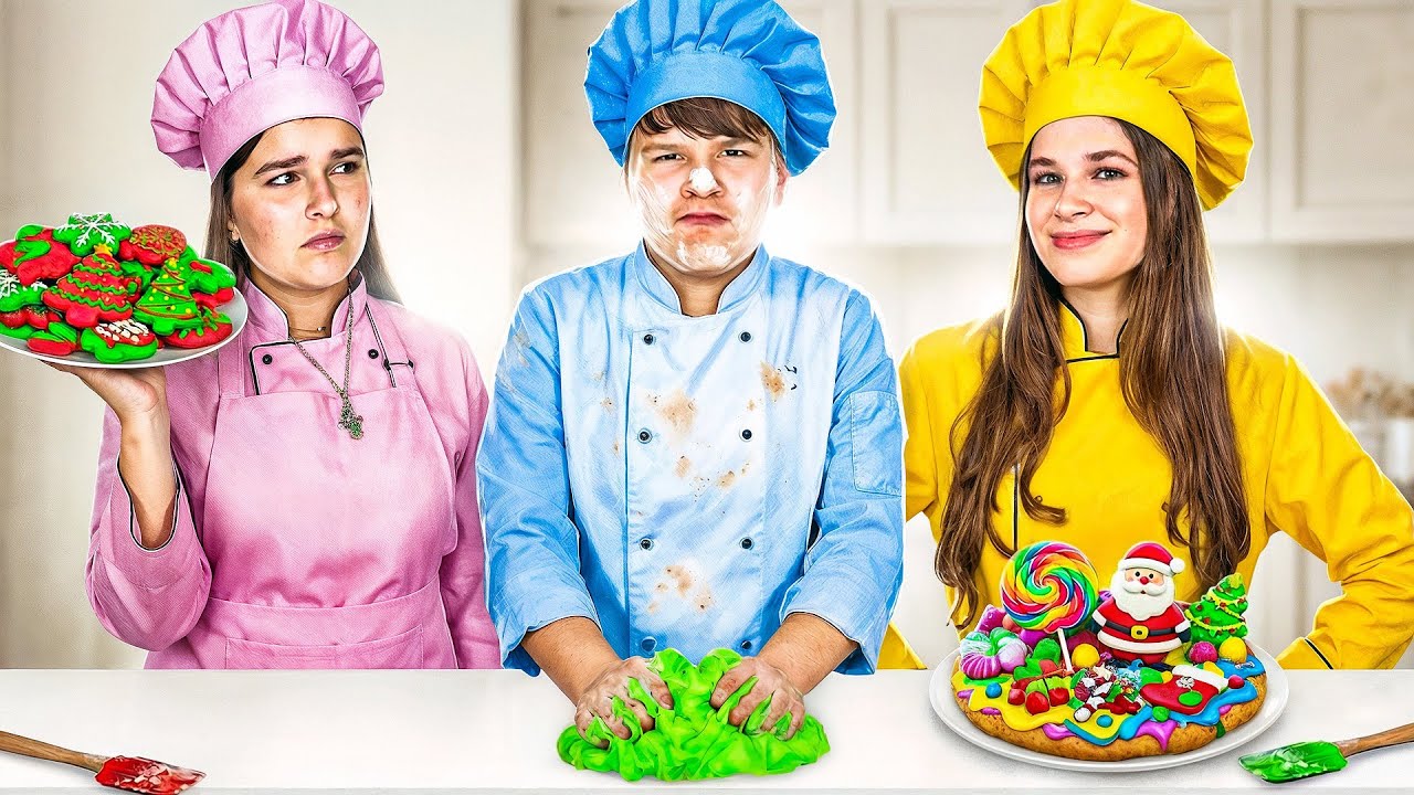 1 Hour Christmas Cookie Challenge (TOTAL KITCHEN MELTDOWN)