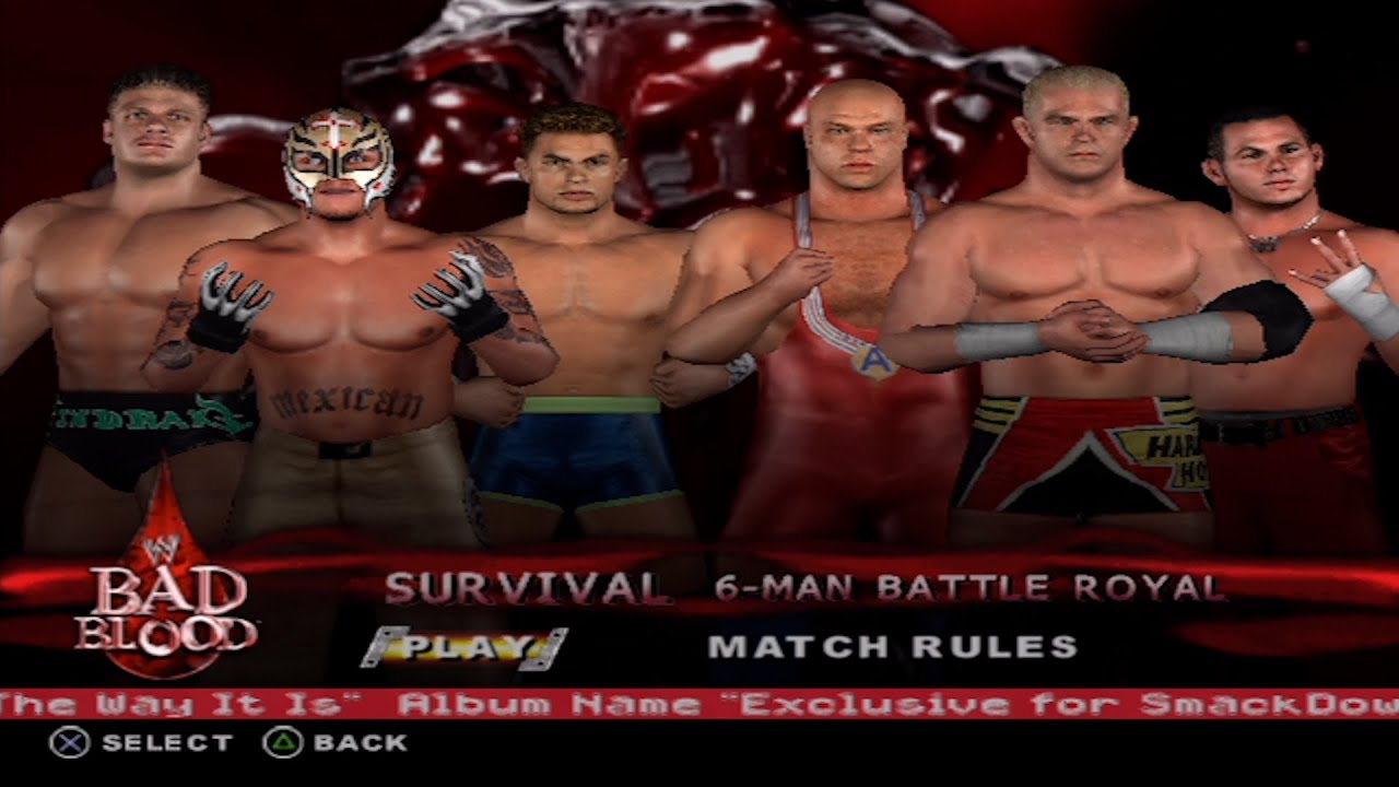 WWE SmackDown! vs. Raw - MarkJindrak,ReyMysterio,CharlieHaas,KurtAngle,HardcoreHolly,MattHardy