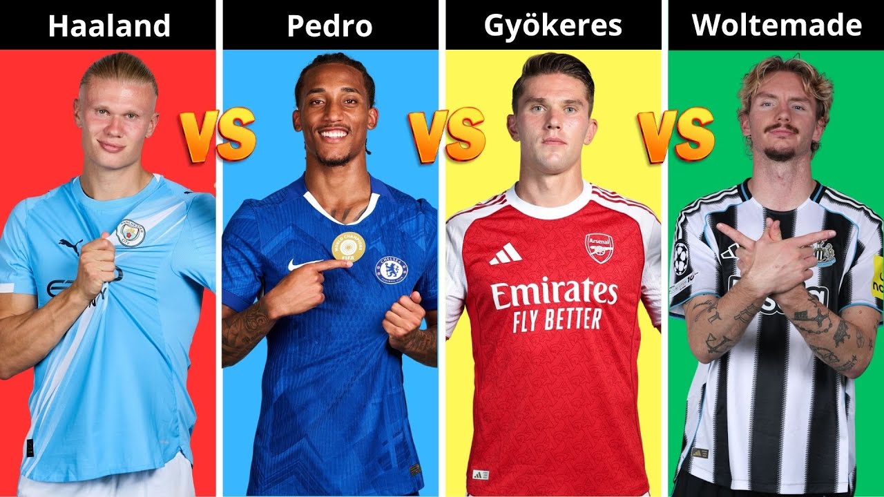 Comparison: Erling Haaland Vs João Pedro Vs Viktor Gyökeres Vs Nick Woltemade