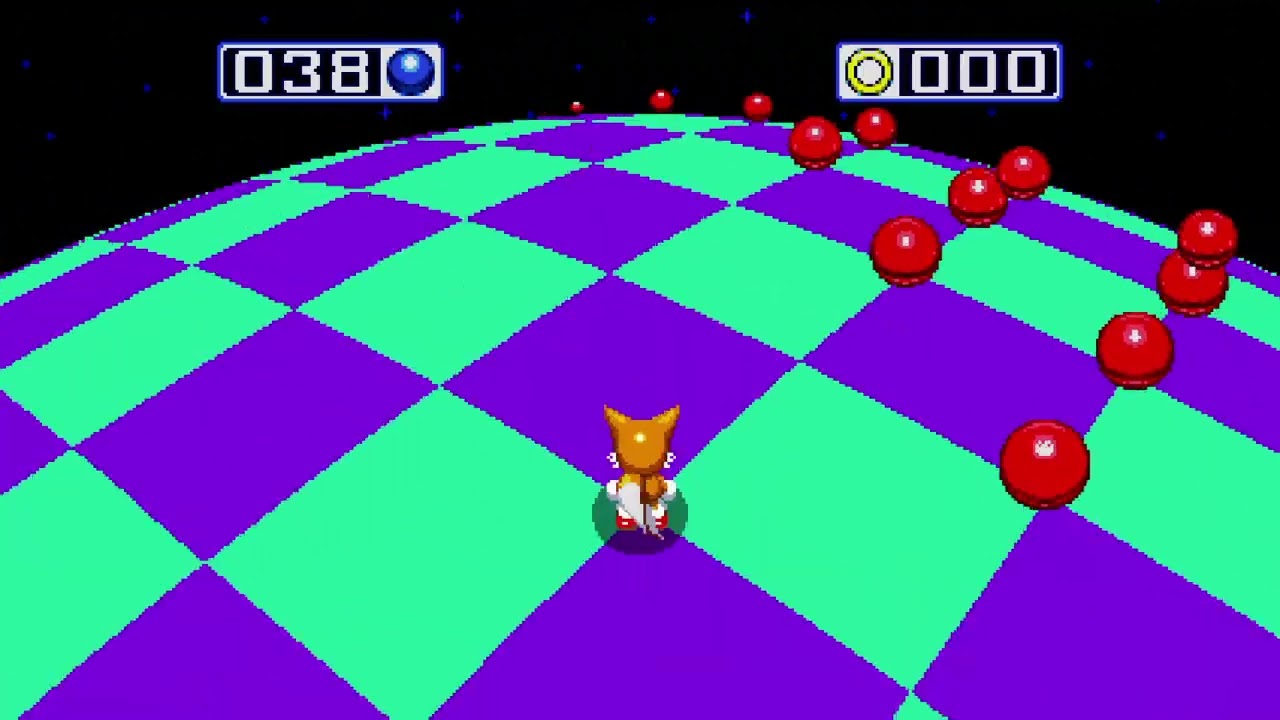 Level 293 Sonic Origins New Blue Sphere