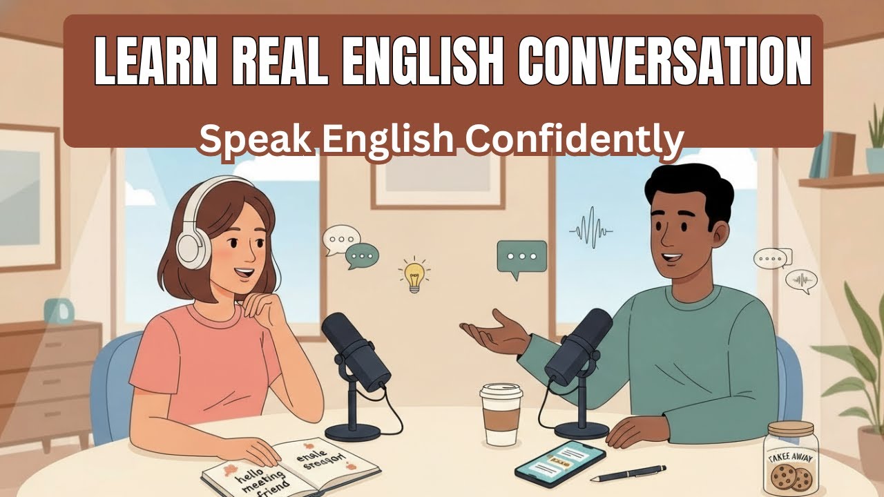 Learn Real English Conversation | Easy English Podcast for Beginners