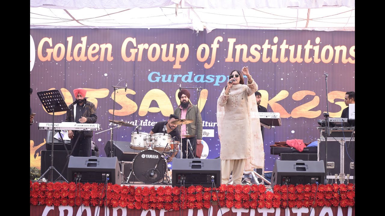 Live Performance Banni Sandhu at Golden Group of Institutions Gurdaspur | Utsav 2K25