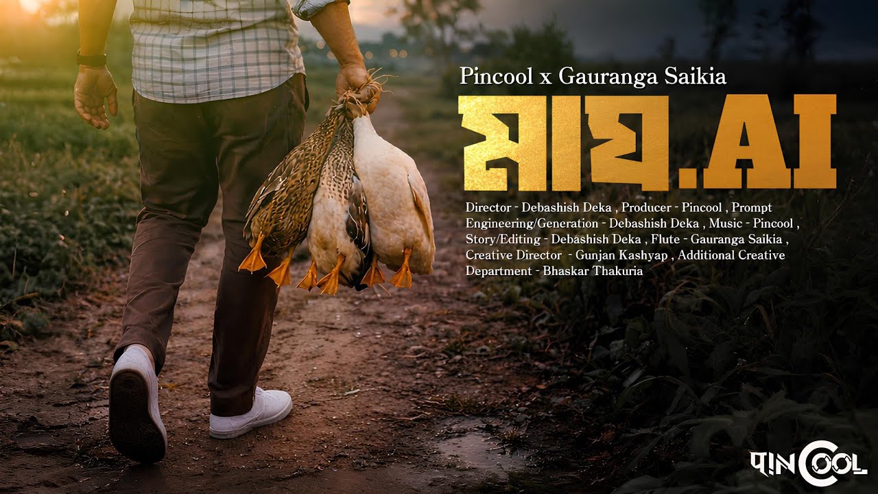 মাঘ.AI | First ever Assamese A.I generated Music Video | Pincool X Gauranga Saikia | Debashish Deka