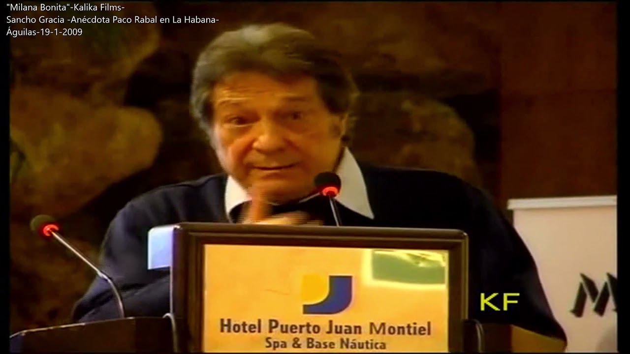 Sancho Gracia - Anécdota de Paco Rabal en La Habana
