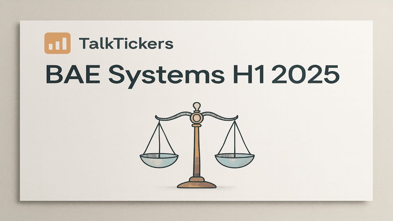 BAE Systems H1 2025 Earnings: Strong Growth vs. Stock Dip Explained