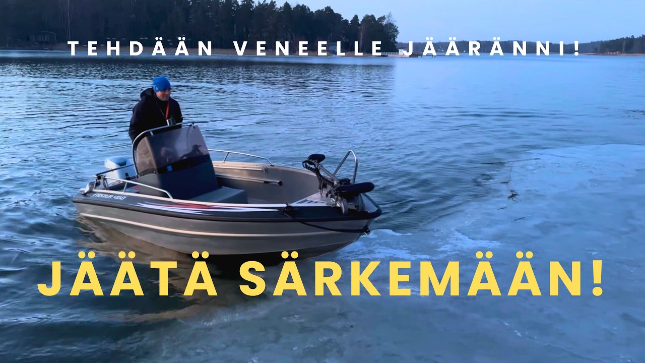 Jäätä särkemään! Tehdään veneelle oma jääränni!