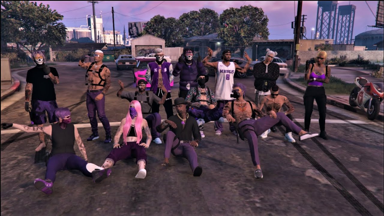 GTA RP MAROC | Highlight BIMO|  BALLAS GANG VS LSPD AND MARABUNTA | SERVER DD7