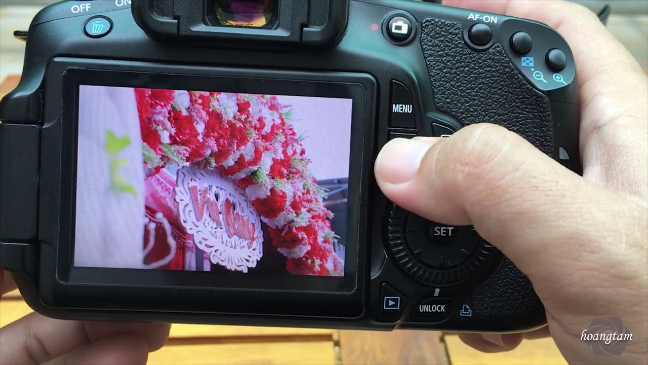 HƯỚNG DẪN SỬ DỤNG MÁY ẢNH CANON 60D