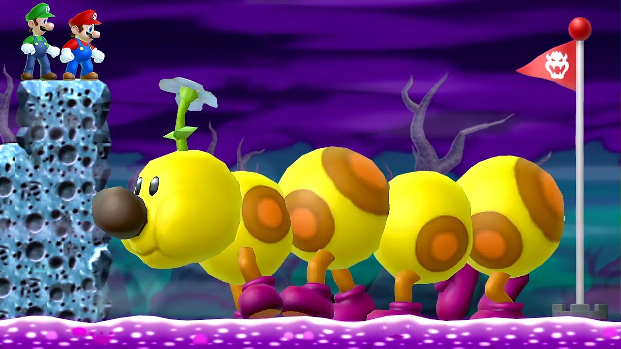 New Super Mario Bros. Wii HD - 100% Walkthrough - World 5 (All Star Coins)