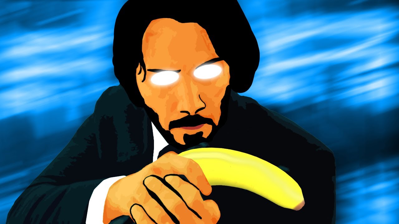 John Wick Fights Gangsters With the Help of a Banana in My Friend Pedro!
