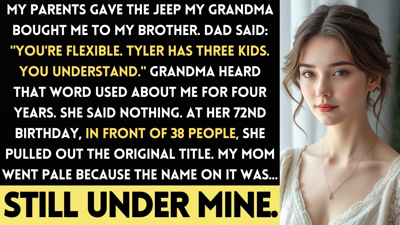 My Parents Gave The Jeep Grandma Bought Me To My Brother — Grandma Had Kept The Title The Whole Time